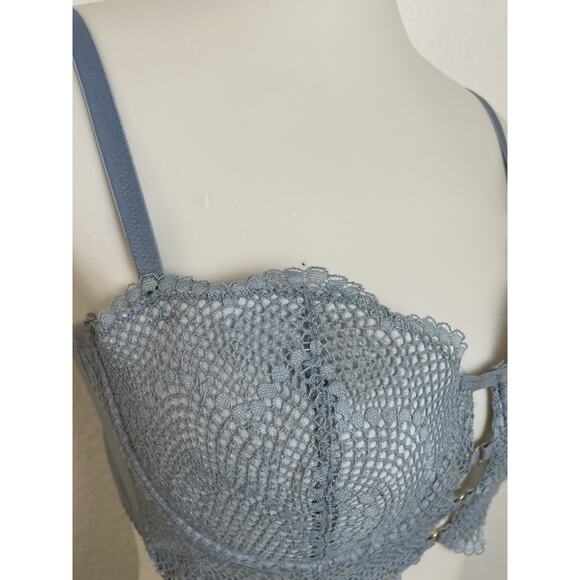 Adore Me Bra Margaritte Lingerie Push Up Balconette Lace - Picture 5 of 10